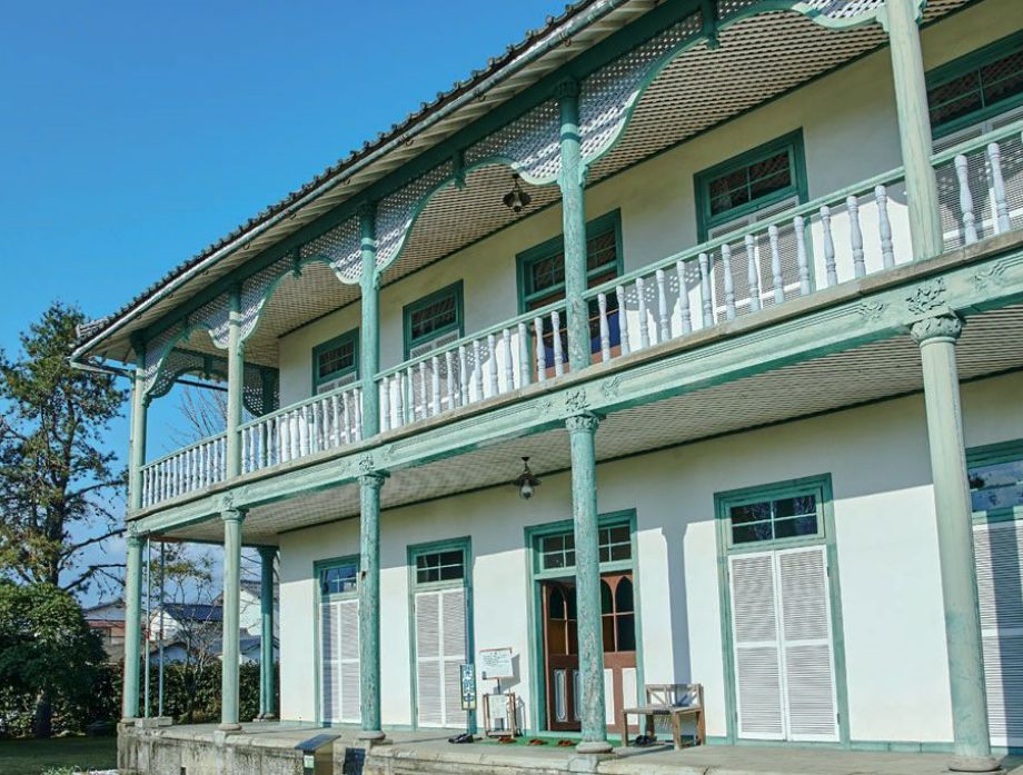 照片：县指定重要文化财产 熊本洋学校教师馆杰恩斯 （Janes）宅邸