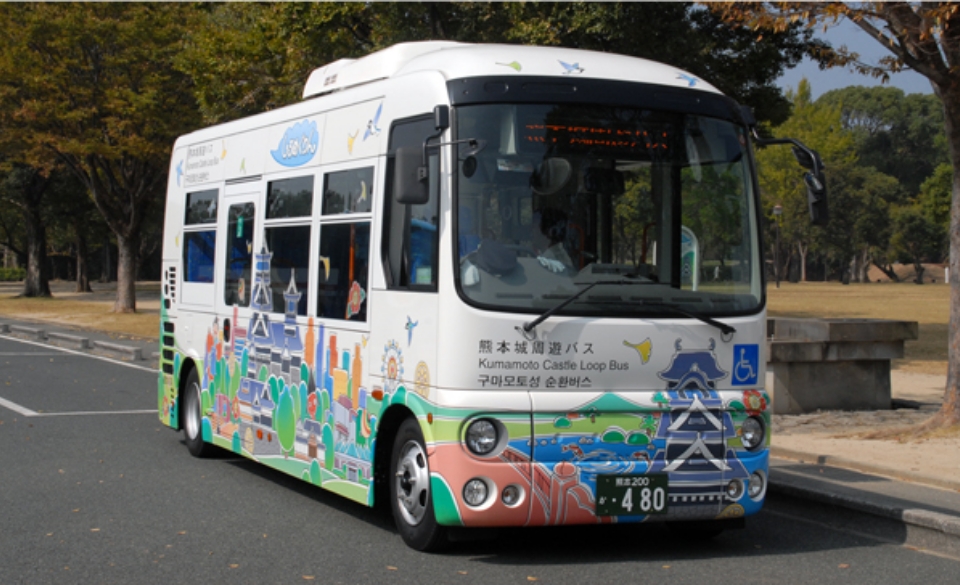 如何利用熊本城观光巴士“城堡巡游（SHIROMEGURIN）”