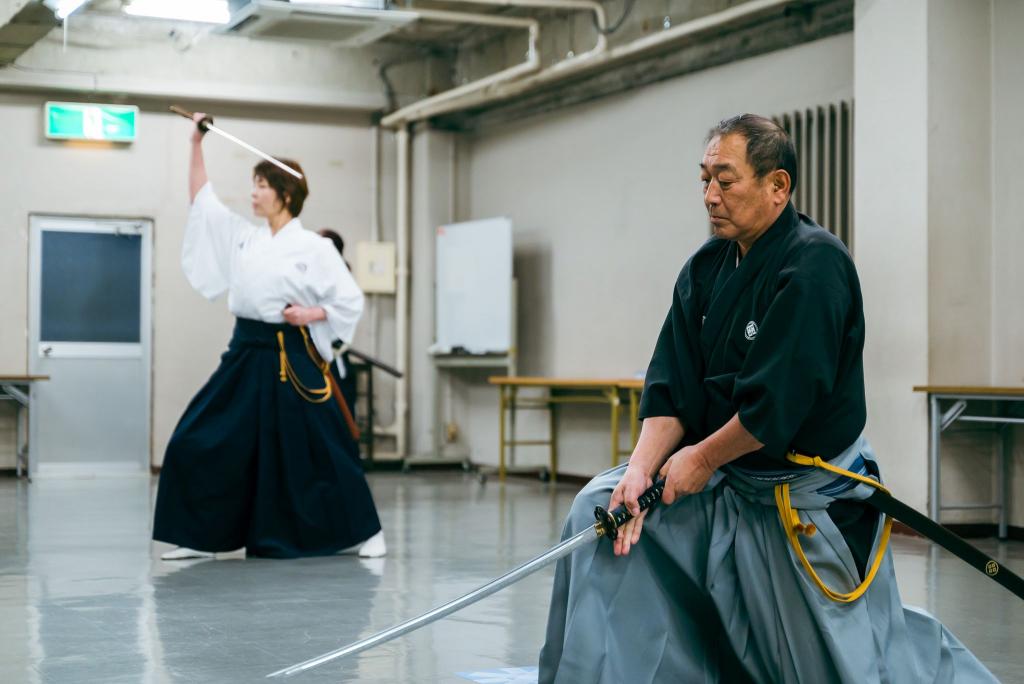 Kazunori Matsunaga and student