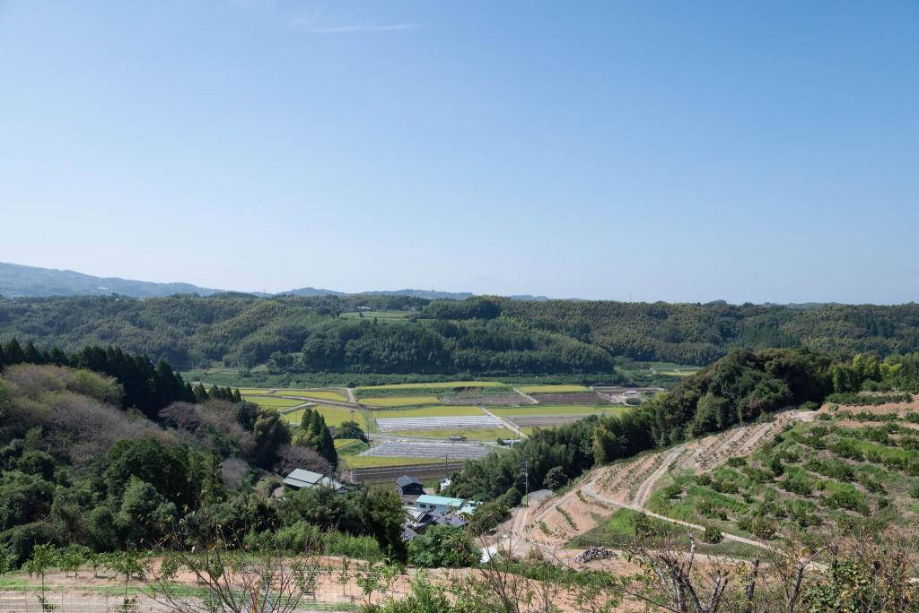 Blick über das Tal in der Nähe von Tabaruzaka, wo ein Großteil der Kämpfe stattfand.