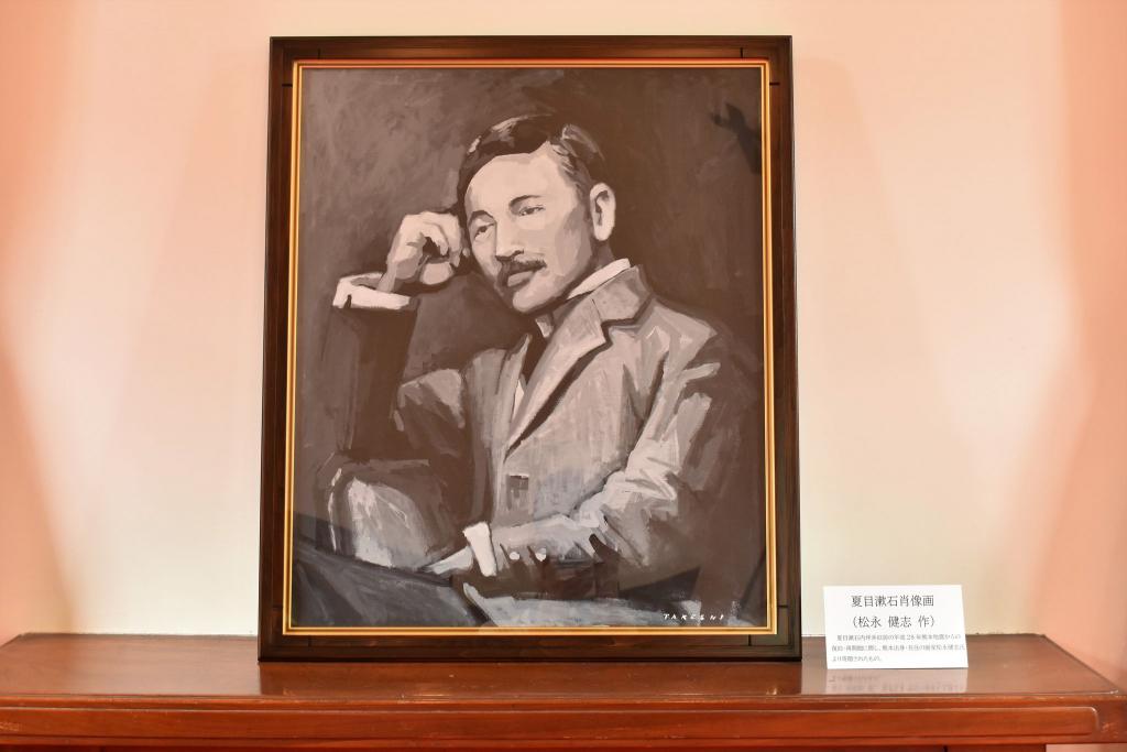 2月9日行われた一般公開の再開を記念する式典にて披露された松永健志さん作の肖像画