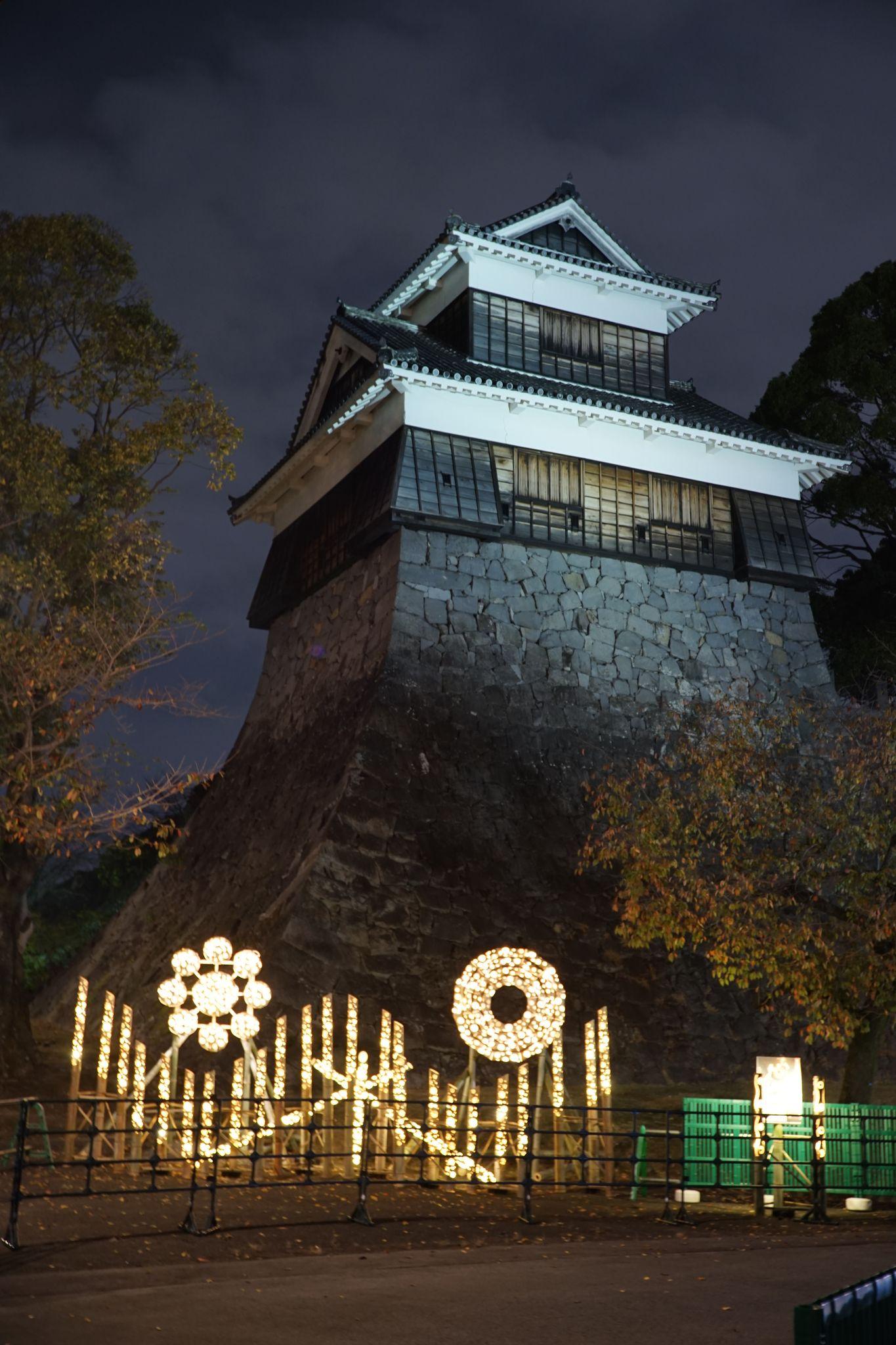 お城まつりライトアップ フォトギャラリー 熊本市観光ガイド