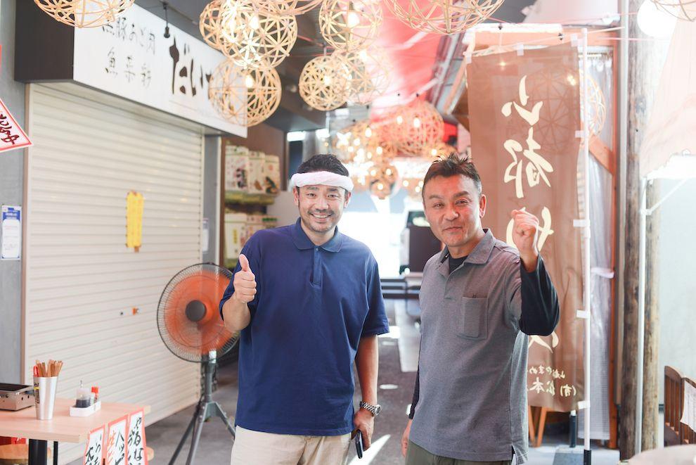 「全店、認証店ですので安心して楽しんでください」と松江さん（左）と本多さん