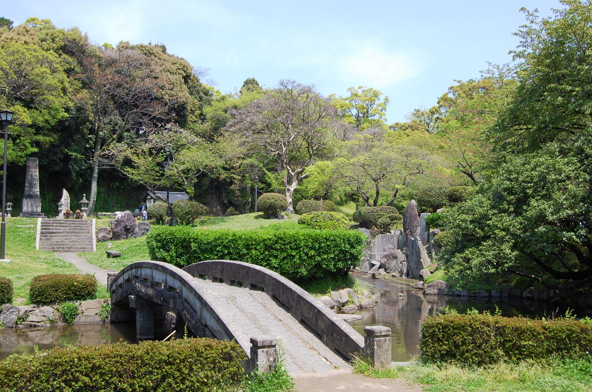 Les quartiers de Shinmachi et Furumachi (Jardin Seisoen)