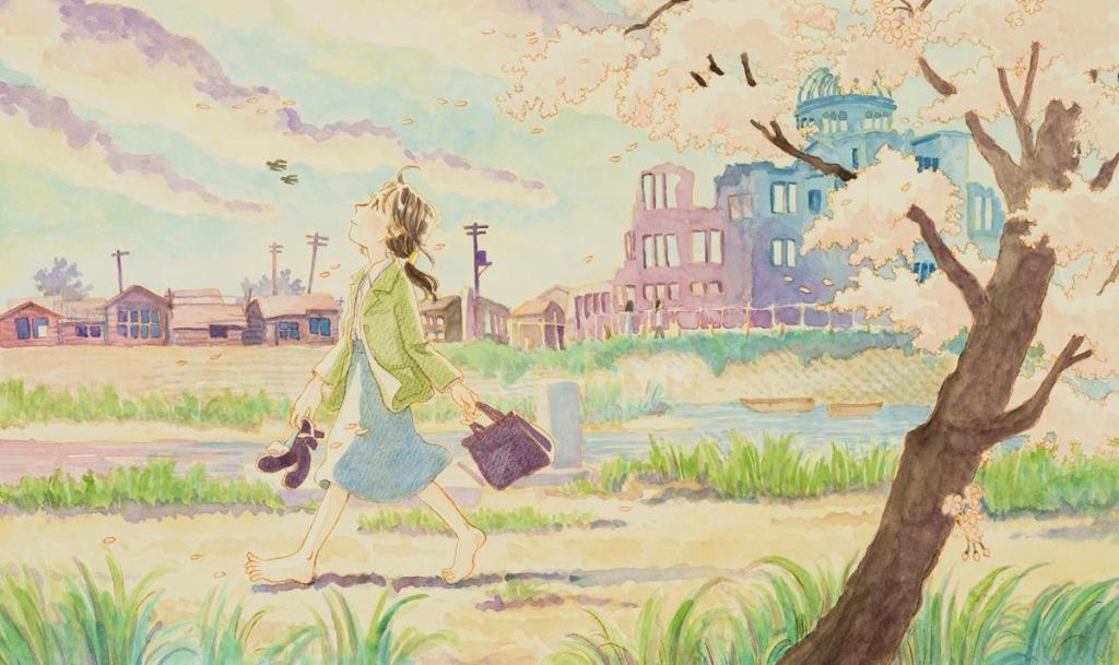 《夕凪の街 桜の国》カバーイラスト、2004年 ©︎こうの史代/コアミックス